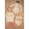 Costum de baie din doua piese cu protectie protectie UV 50+ - Ocean Treasures Yellow - Little Dutch