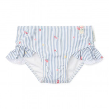 Chilotei de baie cu protectie protectie UV 50+ - Sunny Flowers Blue - Little Dutch