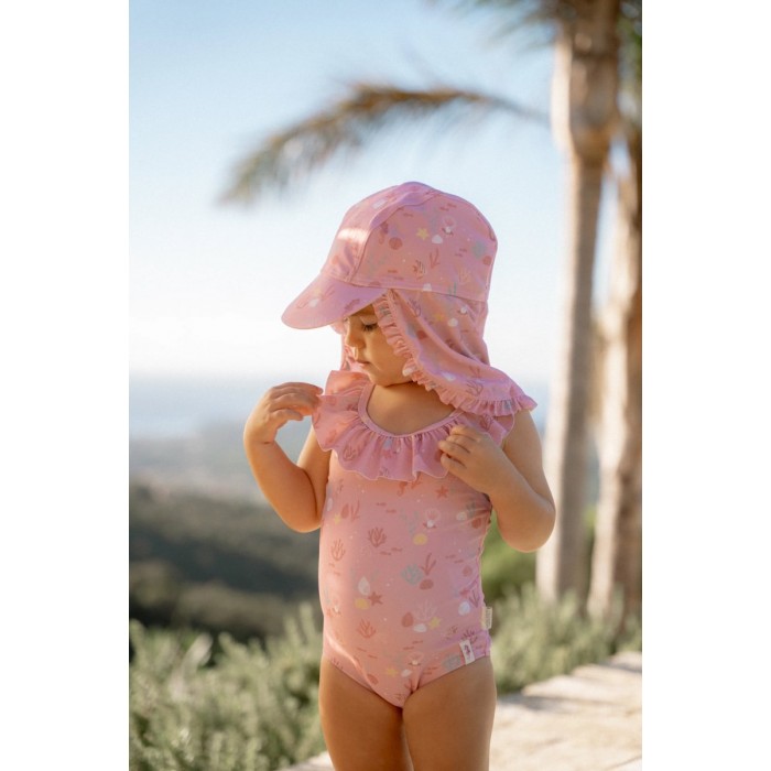Palarie de soare cu protectie protectie UV 50+ - Ocean Treasures Multi - Little Dutch
