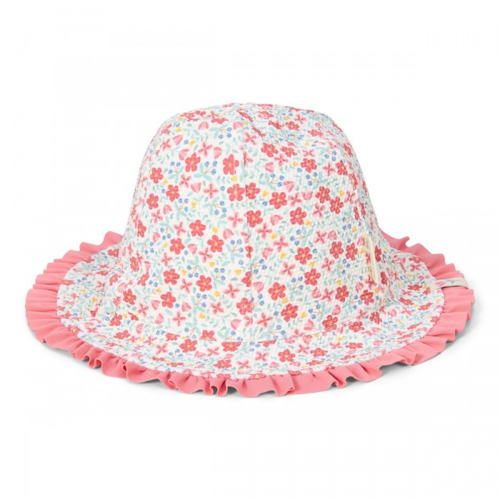 Palarie de soare cu protectie protectie UV 50+ - Sunny Flowers Multi - Little Dutch