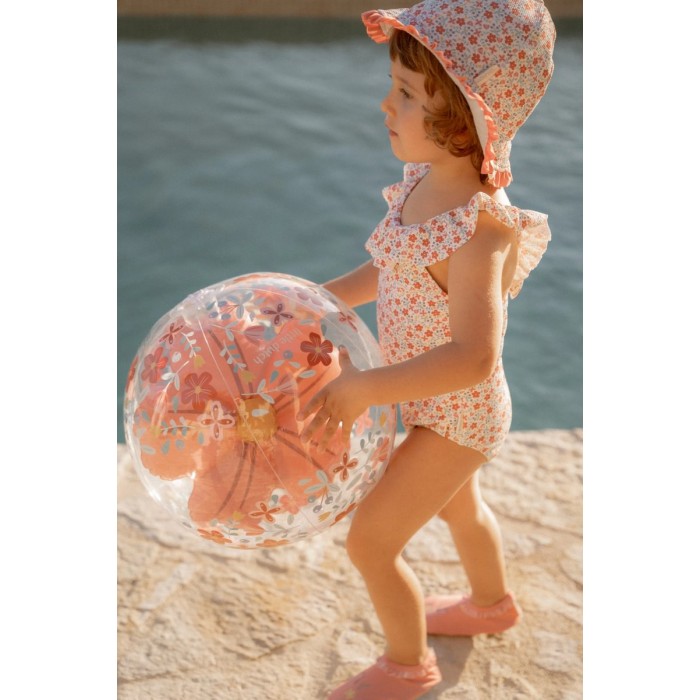 Palarie de soare cu protectie protectie UV 50+ - Sunny Flowers Multi - Little Dutch