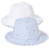 Palarie de soare cu protectie protectie UV 50+ - Sunny Flowers Blue - Little Dutch