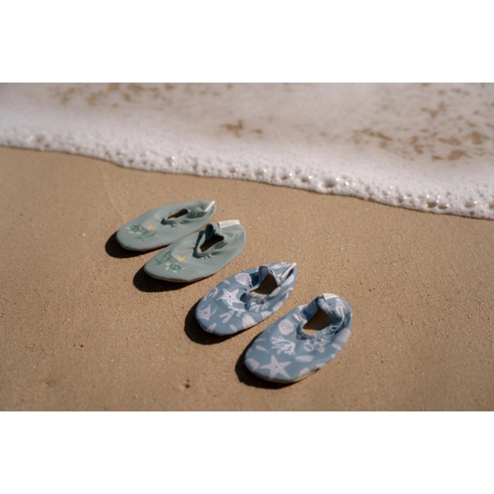 Papuci de inot cu protectie UV 50+ - Sea Life Ocean Blue - Little Dutch