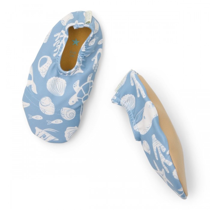 Papuci de inot cu protectie UV 50+ - Sea Life Ocean Blue - Little Dutch