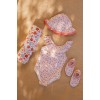 Papuci de inot cu protectie UV 50+ -  Sunny Flowers Multi-colours - Little Dutch