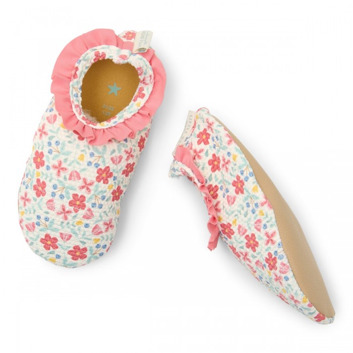 Papuci de inot cu protectie UV 50+ -  Sunny Flowers Multi-colours - Little Dutch