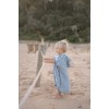 Poncho pentru plaja din bumbac - Ocean Sea Life Ocean Blue - Little Dutch