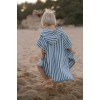 Poncho pentru plaja din bumbac - Ocean Sea Life Ocean Blue - Little Dutch
