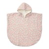 Poncho pentru plaja din bumbac - Sunny Flowers Multi - Little Dutch