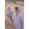 Poncho pentru plaja din bumbac - Sunny Flowers Multi - Little Dutch