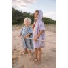 Poncho pentru plaja din bumbac - Sunny Flowers Multi - Little Dutch