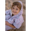 Poncho pentru plaja din bumbac - Sunny Flowers Multi - Little Dutch