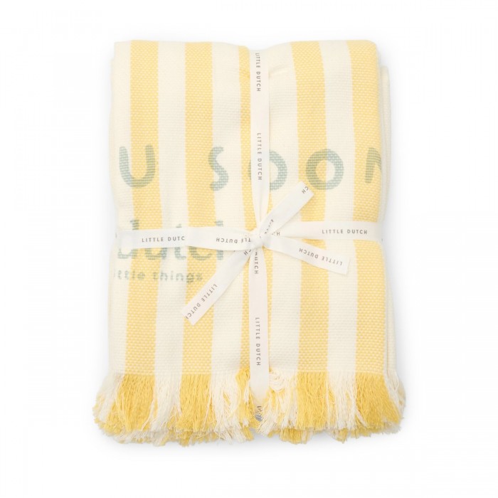 Prosop pentru plaja - Ocean Treasures Yellow - Little Dutch