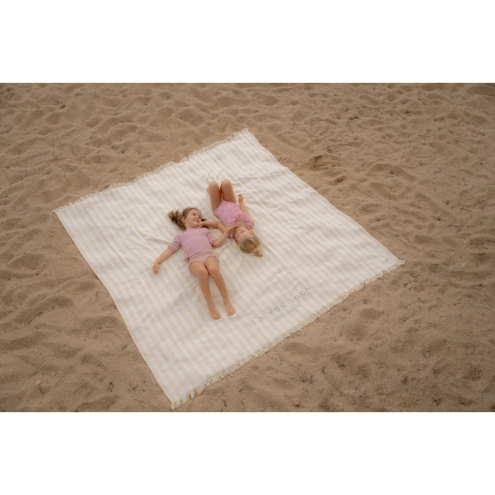 Prosop pentru plaja - Ocean Treasures Yellow - Little Dutch