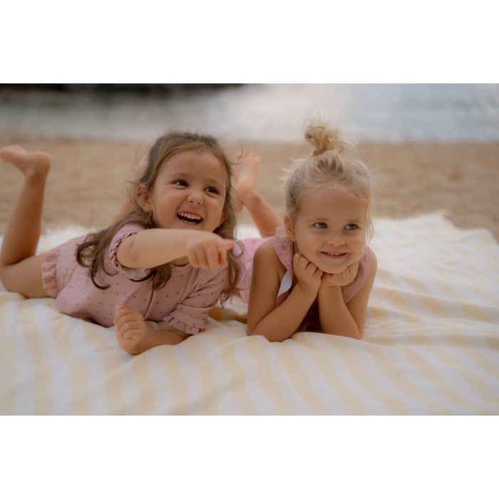 Prosop pentru plaja - Ocean Treasures Yellow - Little Dutch