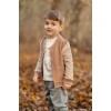 Bluza cu maneca lunga din bumbac organic - Sand Melee - Forest Friends - Little Dutch