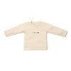 Bluza cu maneca lunga din bumbac organic - Sand Melee - Forest Friends - Little Dutch