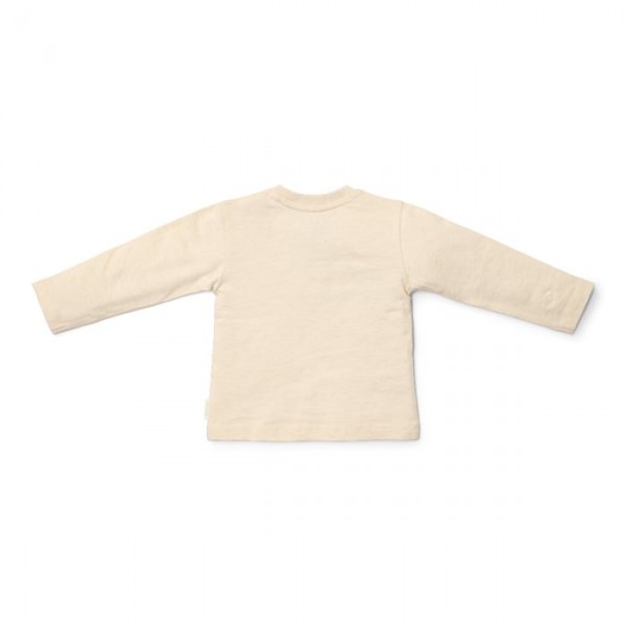 Bluza cu maneca lunga din bumbac organic - Sand Melee - Forest Friends - Little Dutch