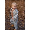 Camasa cu maneca lunga - Stone Blue Check - Forest Friends - Little Dutch