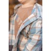 Camasa cu maneca lunga - Stone Blue Check - Forest Friends - Little Dutch