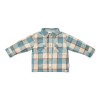Camasa cu maneca lunga - Stone Blue Check - Forest Friends - Little Dutch