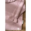 Bluza din tricot de bumbac organic cu volane - Fairy Garden - Velvet Rose - Little Dutch