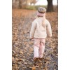 Jacheta din material teddy - Sand - Fairy Garden - Little Dutch