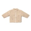 Jacheta din material teddy - Sand - Fairy Garden - Little Dutch