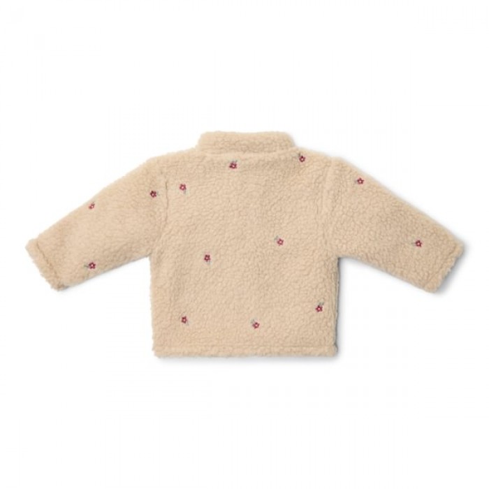 Jacheta din material teddy - Sand - Fairy Garden - Little Dutch