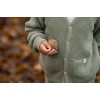 Cardigan tricotat din bumbac organic - Forest Green - Forest Friends - Little Dutch