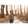Jacheta din material teddy - Taupe - Forest Friends - Little Dutch