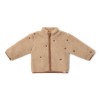 Jacheta din material teddy - Taupe - Forest Friends - Little Dutch