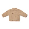 Jacheta din material teddy - Taupe - Forest Friends - Little Dutch