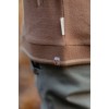 Cardigan tricotat din bumbac organic - Brown/Taupe - Forest Friends - Little Dutch