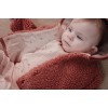 Jacheta pentru bebelusi din material teddy - Pink Blush - Little Dutch
