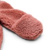 Salopeta captusita cu gluga din material teddy - Pink Blush - Little Dutch