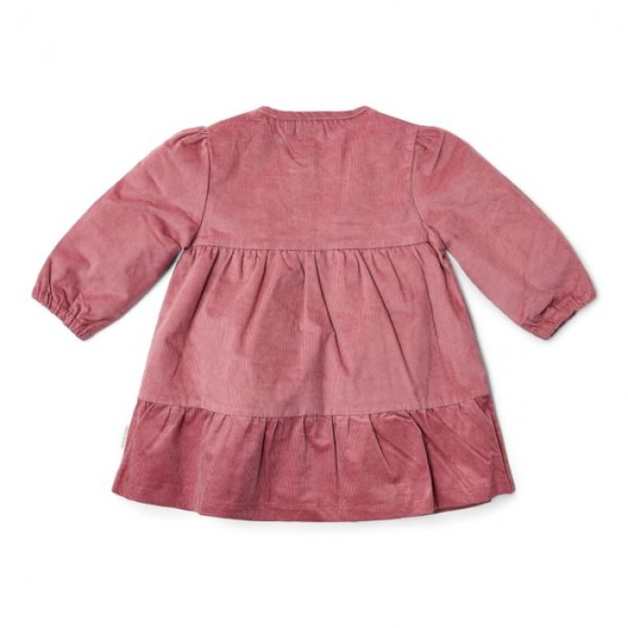 Rochita cu maneca lunga din bumbac organic - Rouge - Fairy Garden - Little Dutch