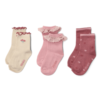 Sosete - set 3 perechi - Multi - Fairy Garden - Little Dutch Sosete - set 3 perechi - Multi - Fairy Garden - Little Dutch