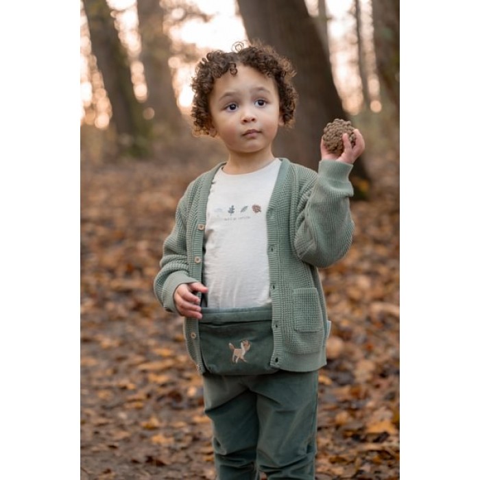 Borseta pentru copii - Balsam Green - Forest Friends - Little Dutch One Size