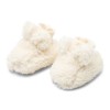 Botosei din material teddy - Off White - Little Dutch