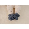 Botosei din material teddy - Stone Blue - Little Dutch