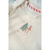 Body cu maneca lunga din bumbac organic - 2 bucati -  Little Christmas - Little Dutch