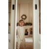 Pijama salopeta din bumbac organic pentru bebelusi - Little Christmas - Little Dutch