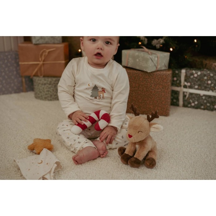 Pijama din bumbac organic - Little Christmas - Little Dutch