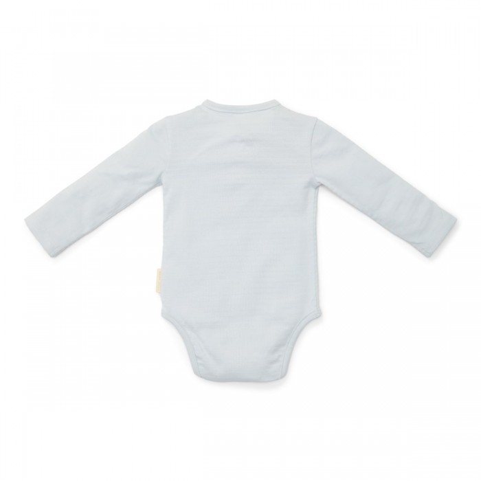 Body cu maneca lunga - Blue - Forest Friends - Little Dutch