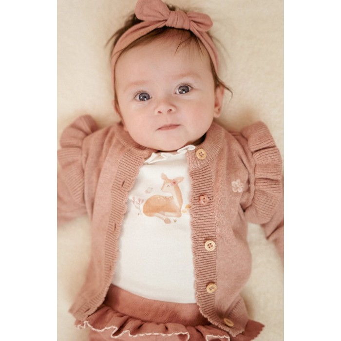 Bluza din bumbac organic - Caprioara - Fairy Garden - Little Dutch