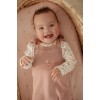 Bluza din bumbac organic - Alb - Fairy Garden - Little Dutch