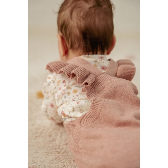Bluza din bumbac organic - Alb - Fairy Garden - Little Dutch