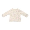 Bluza din bumbac organic - Alb - Fairy Garden - Little Dutch
