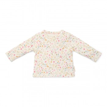 Bluza din bumbac organic - Alb - Fairy Garden - Little Dutch Bluza din bumbac organic - Alb - Fairy Garden - Little Dutch